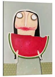 Magnettafel Helena Vogelpohl mit frischer Melone