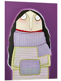 Tableau en PVC Hedi Maksrath was too long in the knitting class