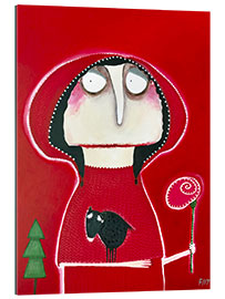 Gallery print Gudrun Euler in a Little Red Riding Hood Costume