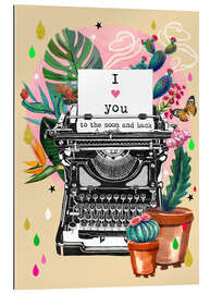 Gallery Print I love you to the Moon and back