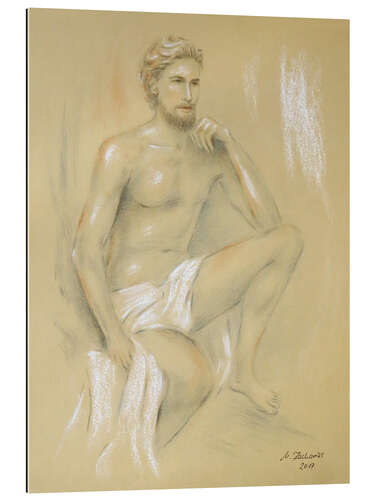 Gallery print Apollo - male semi-nude