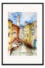 Gerahmter Kunstdruck Venedig