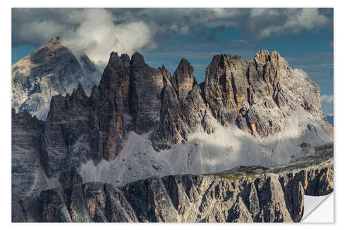 Selvklebende plakat Croda da Lago - Dolomites