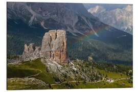 Alubild Cinque Torri - Dolomiten