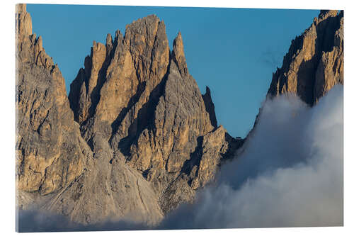 Tableau en verre acrylique Sassolungo - Dolomites