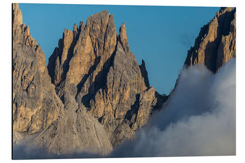 Aluminium print Sassolungo - Dolomites