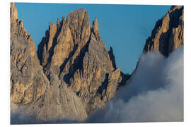 Foam board print Sassolungo - Dolomites