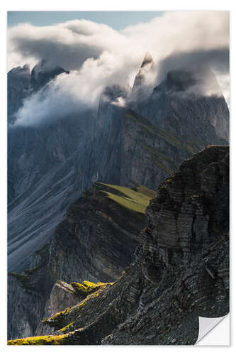 Vinilo para la pared Odle - Dolomites