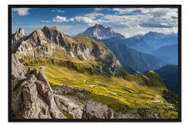 Gerahmter Kunstdruck Passo Giau - Dolomiten