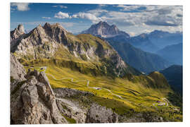 Foam board print Giau Pass - Dolomites