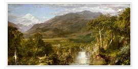 Poster  Le cœur des Andes - Frederic Edwin Church