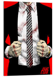 Gallery Print Fight club jacket and punches