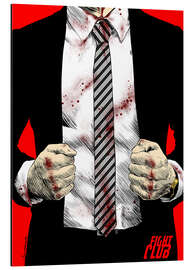 Magnettafel Fight club jacket and punches