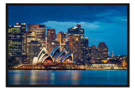 Gerahmter Kunstdruck Sydney Opera