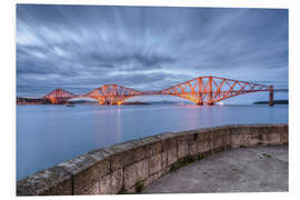 Foam board print Edinburgh Forth Bridge