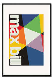 Gerahmter Kunstdruck Schweizerischer Modernismus (Max Bill)