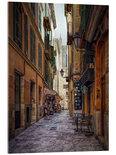 Quadro em acrílico Alley in Palma de Mallorca