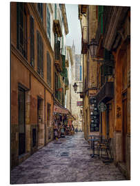 Magnettafel Gasse in Palma de Mallorca