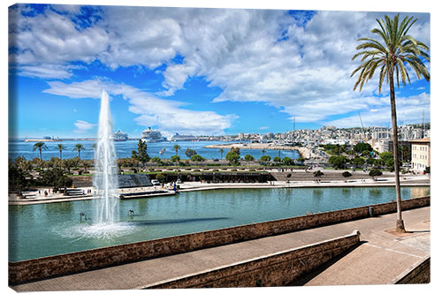 Leinwandbild Hafen von Palma de Mallorca