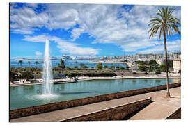 Magnettafel Hafen von Palma de Mallorca