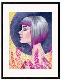 Framed art print Fuchsia Daydream