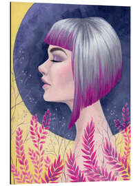 Magnettafel Fuchsia Tagtraum