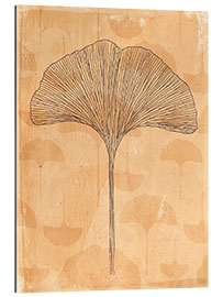 Quadro em plexi-alumínio Ginkgo Leaf