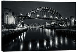 Leinwandbild Die Sage und Tyne Brücke