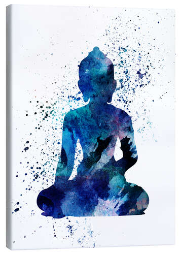 Canvas print Blue Buddha