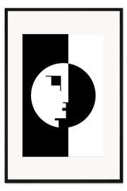 Gerahmter Kunstdruck Bauhaus