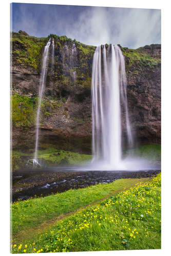 Akryylilasitaulu Waterfall Seljalandsfoss Iceland