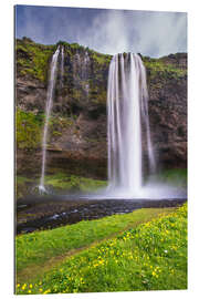 Gallery print Waterfall Seljalandsfoss Iceland