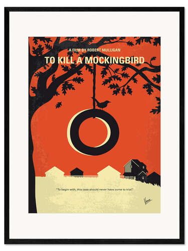 Plakat artystyczny premium w ramie To Kill A Mockingbird