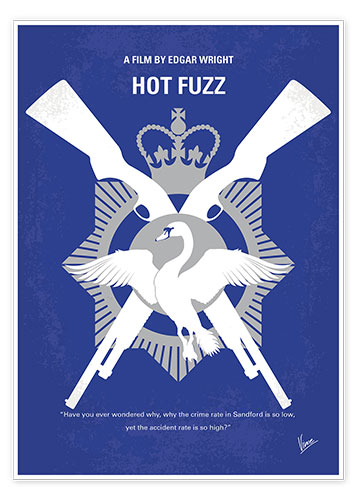Poster Hot Fuzz (anglais)