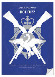 Sticker mural Hot Fuzz (anglais)