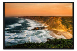 Gerahmter Kunstdruck Westküste