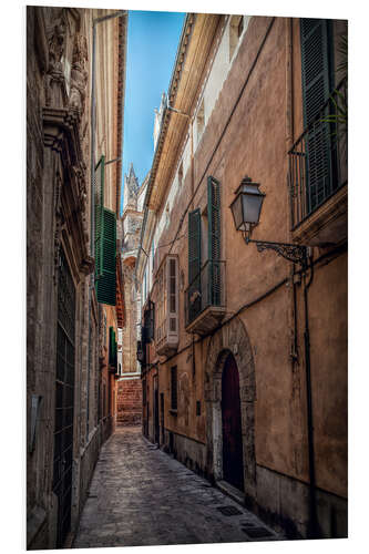 Foam board print Alley in Palma de Mallorca