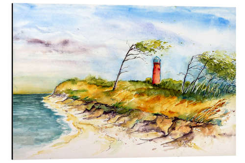 Obraz na aluminium Lighthouse on the Darss