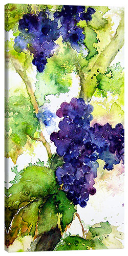 Tableau sur toile Red grapes