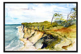 Gerahmter Kunstdruck Auf dem Darß