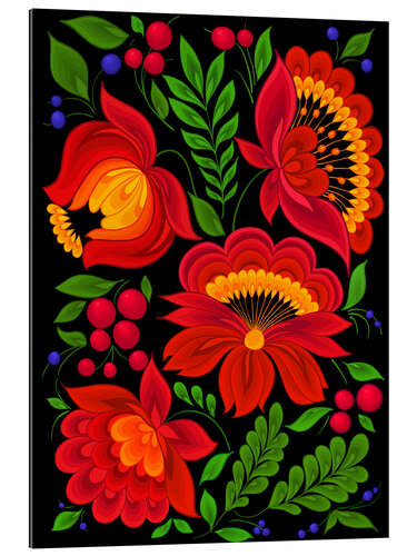 Gallery print Oriental flowers