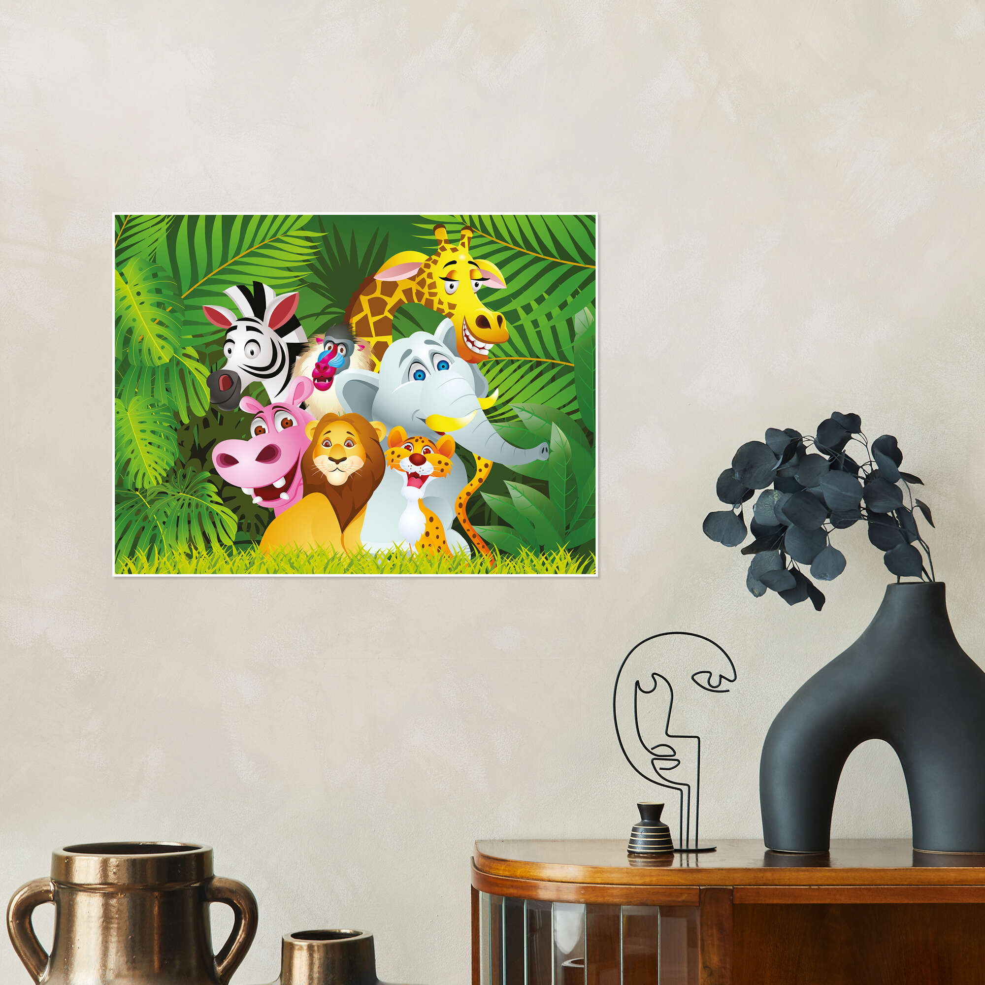 My jungle animals print by Kidz Collection