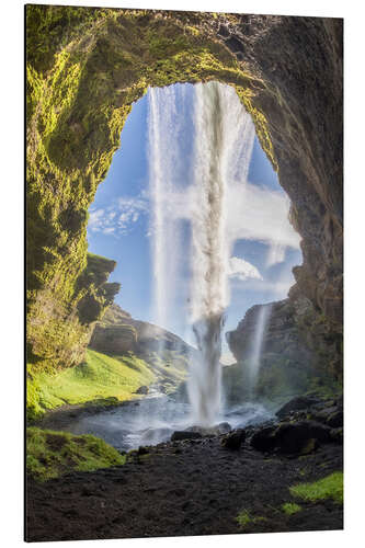 Alubild Kvernufoss Wasserfall in Island