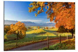 Aluminium print Autumn in Bavaria - Murnau