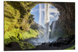 Alubild Kvernufoss Wasserfall in Island