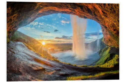 Obraz na PCV Seljalandsfoss in the South of Iceland