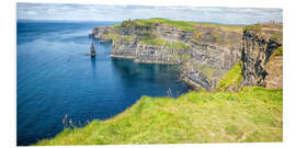 Foam board print The famous cliffs of Moher in Ireland