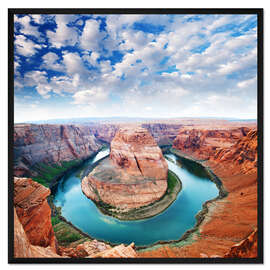 Gerahmter Kunstdruck Colorado Canyon Blick
