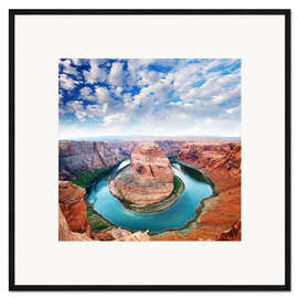 Ingelijste kunstdruk Colorado canyon view