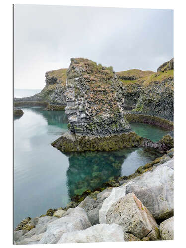 Gallery Print Felsige Küstenlandschaft in Island